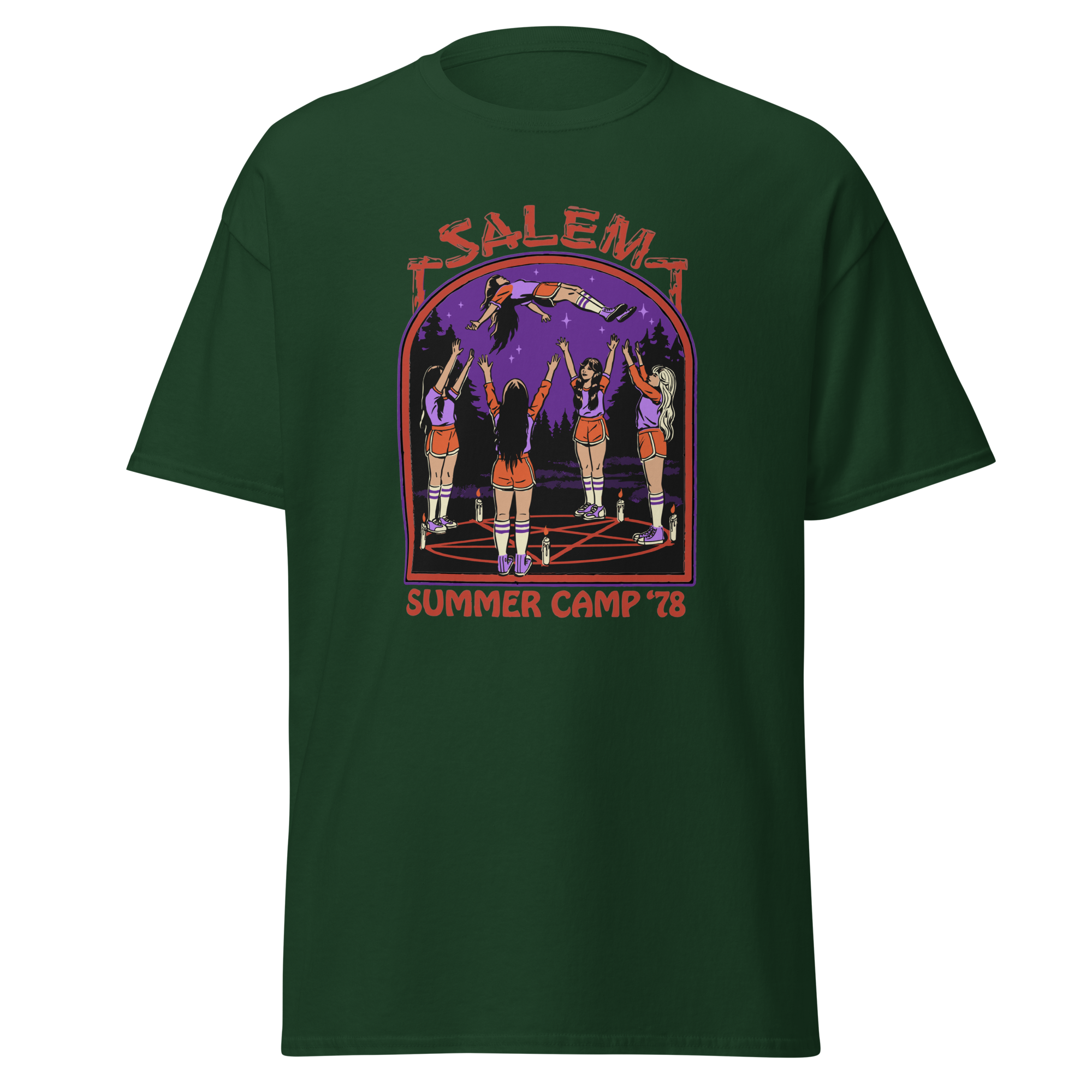unisex-classic-tee-forest-green-front-6ab31bcd5c533.png