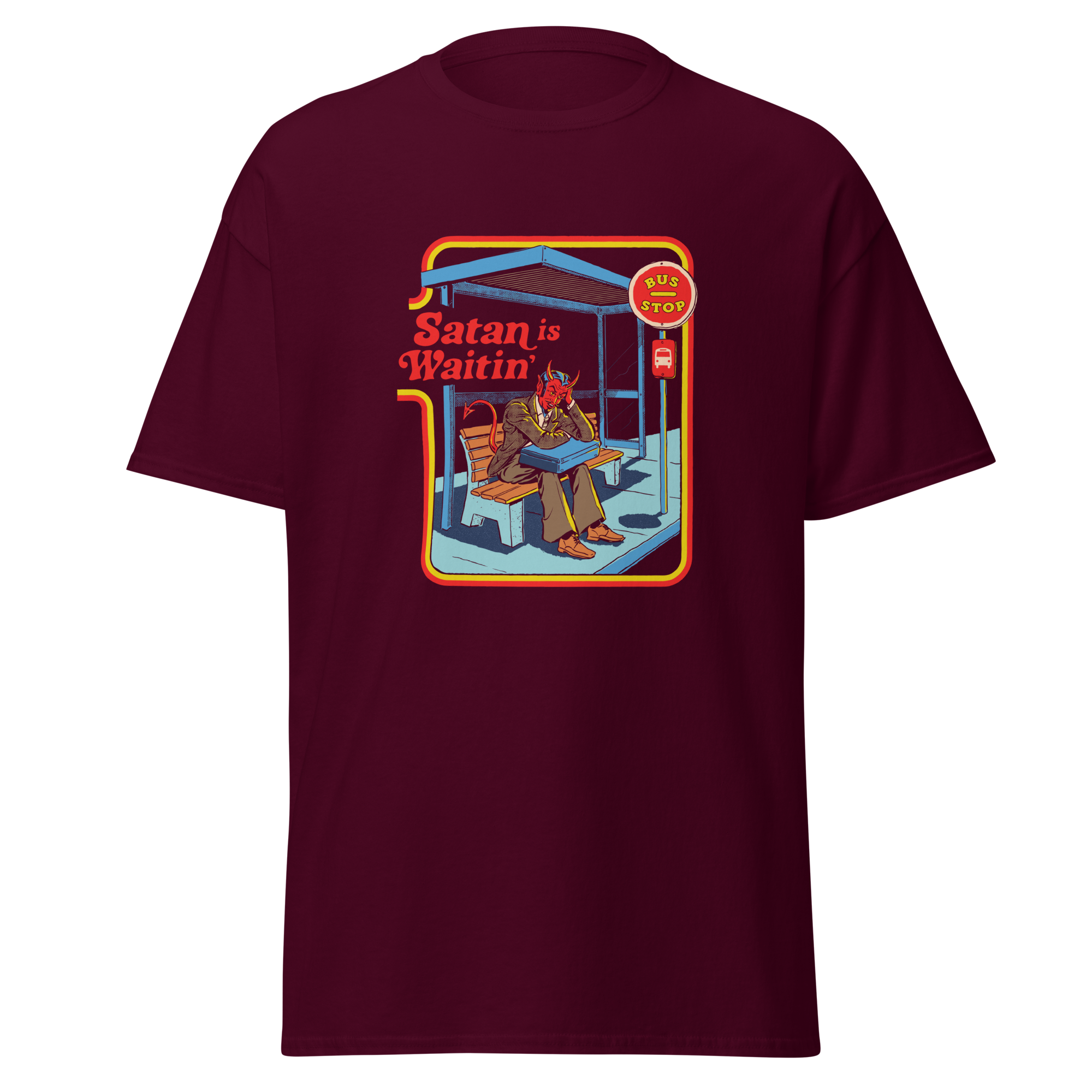 unisex-classic-tee-maroon-front-6ab3028a0c0f5.png