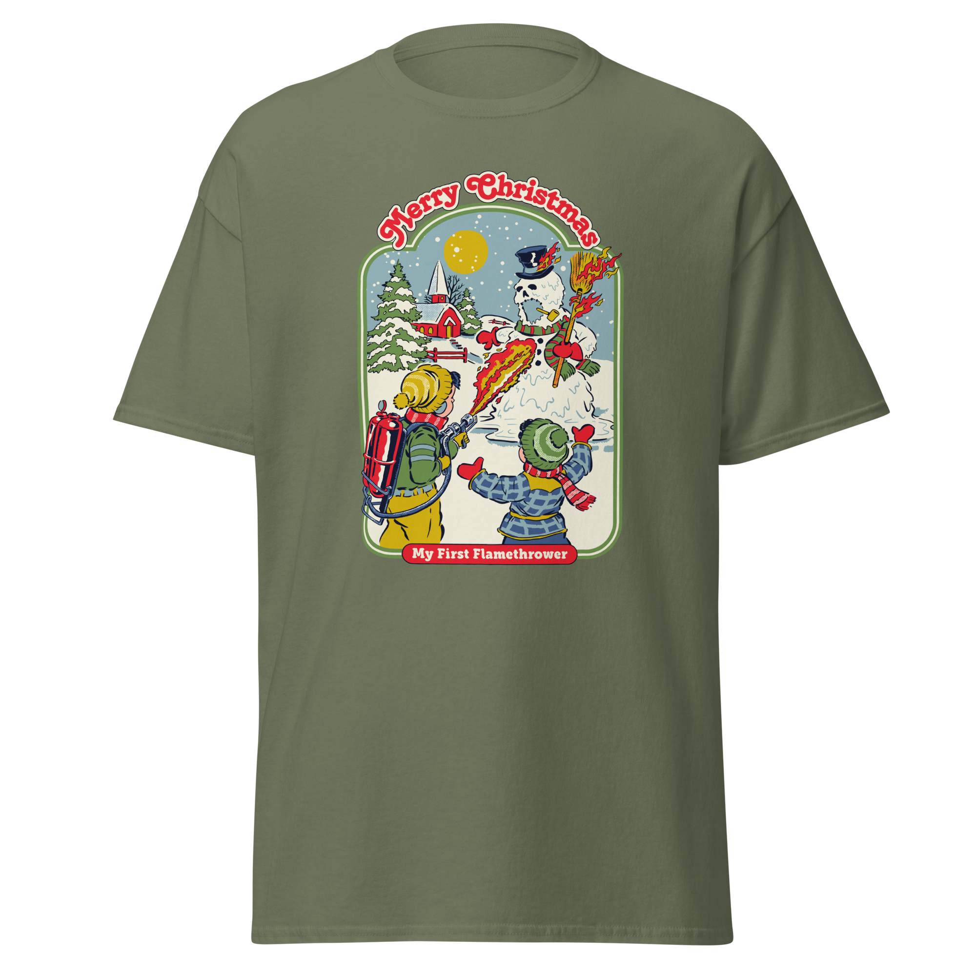 unisex-classic-tee-military-green-front-6ab32f670e56a.png