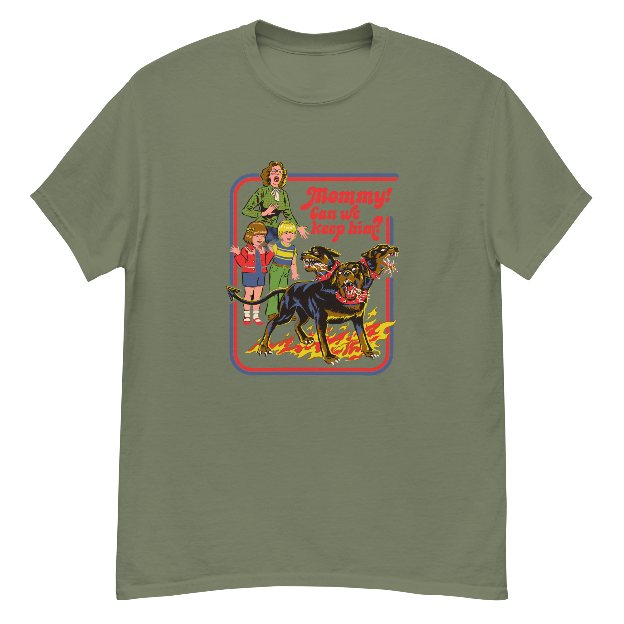 unisex-classic-tee-military-green-front-6ab344b982d72.png