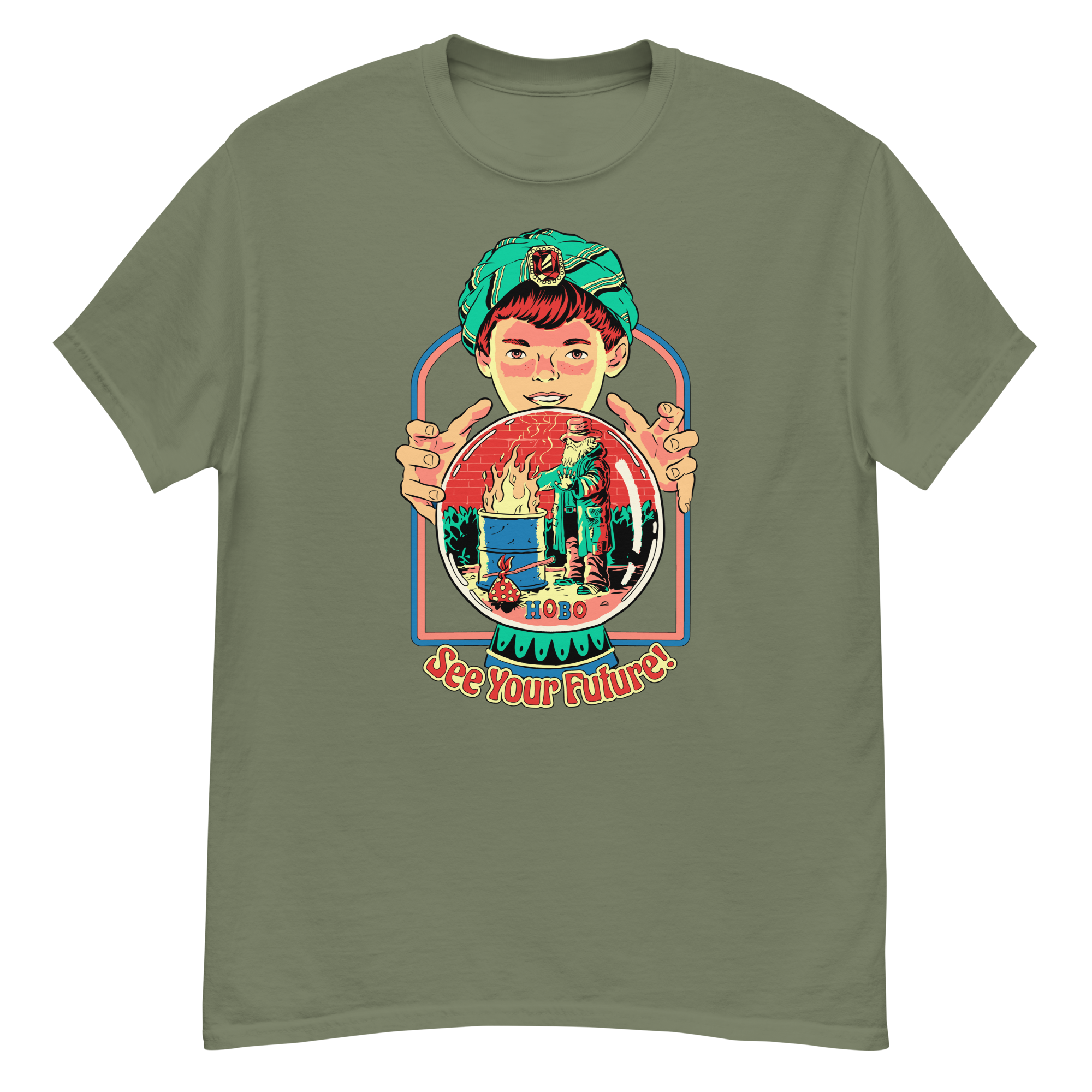 unisex-classic-tee-military-green-front-6ab3458673a1a.png