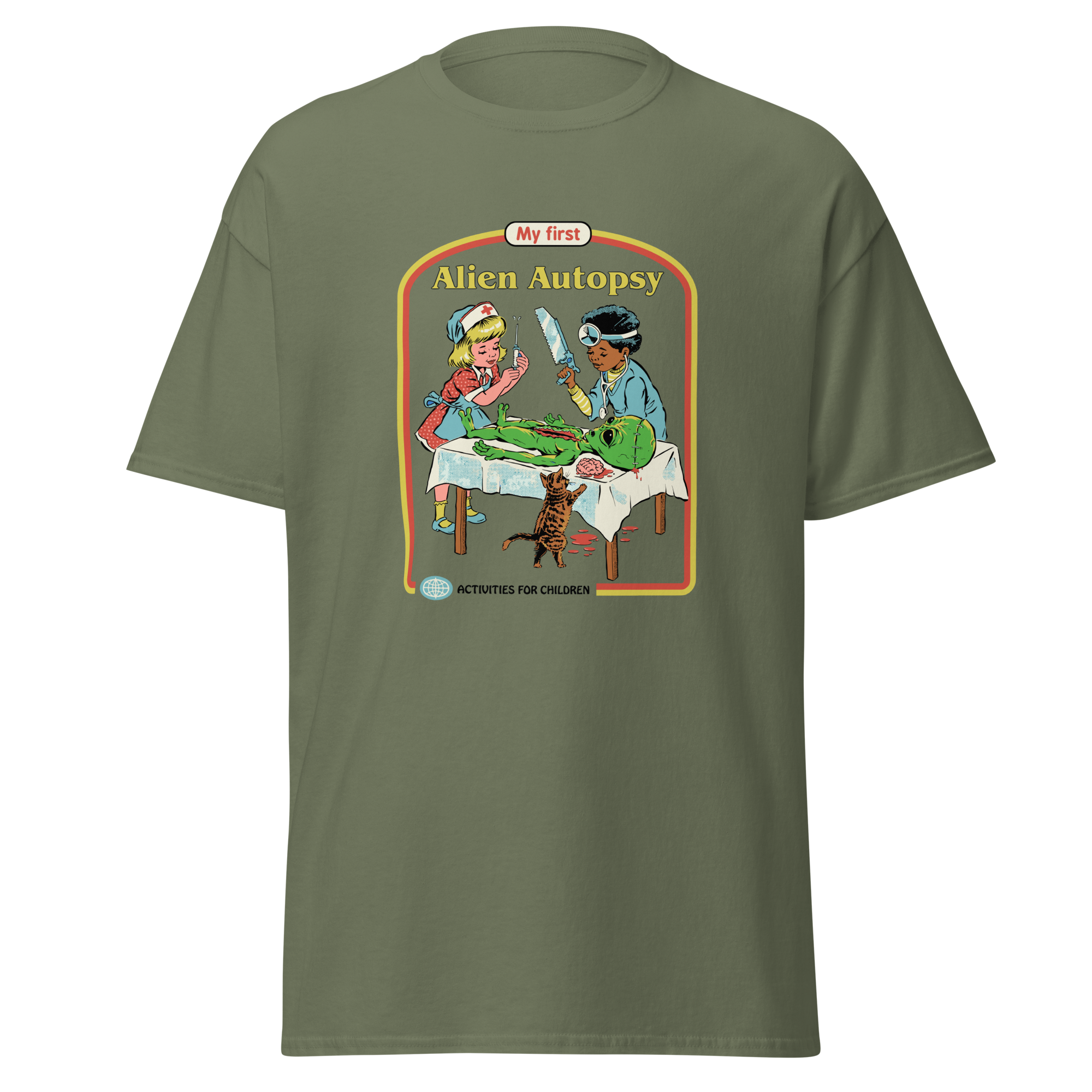 unisex-classic-tee-military-green-front-6ab3d8cd9dd75.png